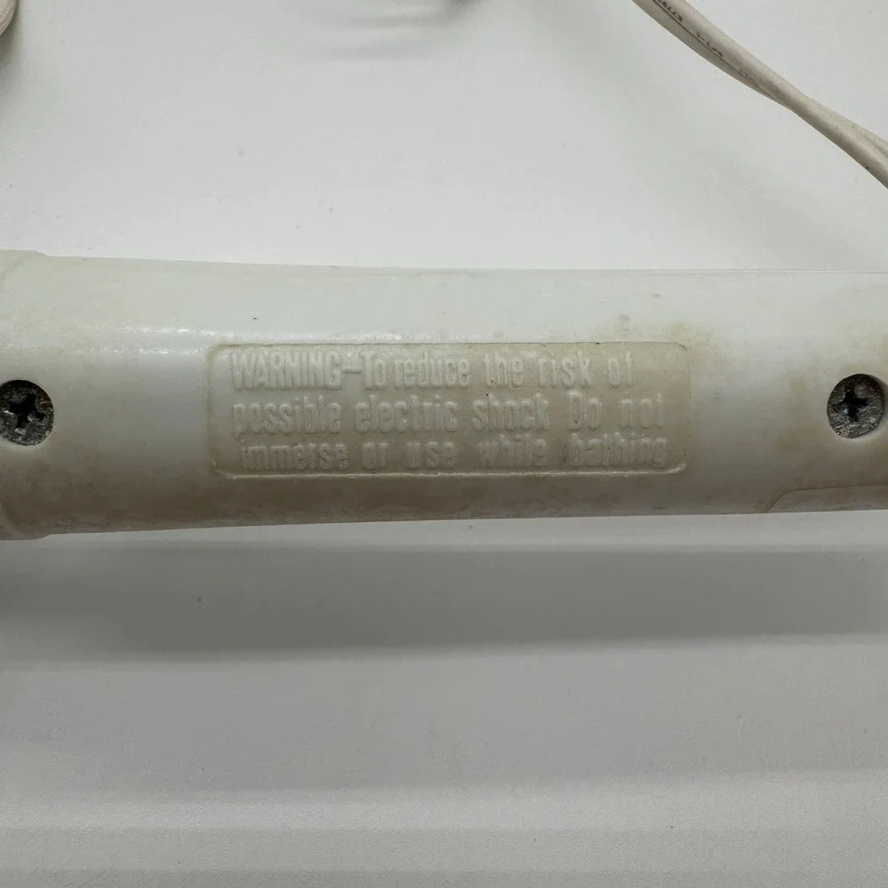 Vintage Windmere Curling Iron White Chrome Small Barrel Hair Styling Tool